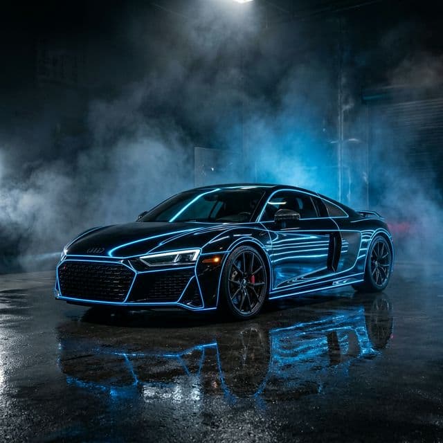 Ambiente e produtos de iluminação automotiva RAYX